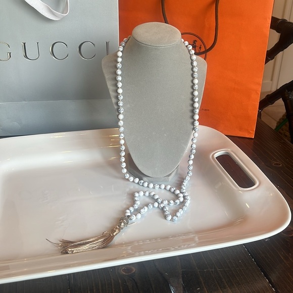 Buddha Tassel Beaded long necklace - Picture 4 of 6